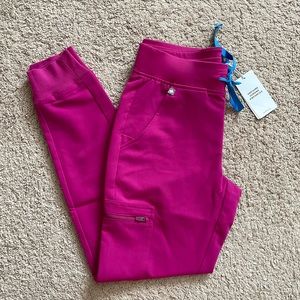 RASPBERRY SORBET Zamora Jogger Scrub Pants